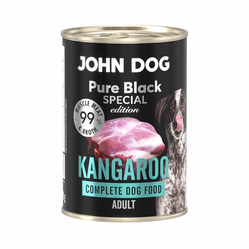 Puszka mokrej karmy z kangurem dla psa dorosłego