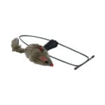 Zabawka dla kota – mysz na gumce na futrynę