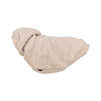 Beżowa bluza z kapturem dla psa XS