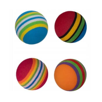 Piankowa piłka dla kota