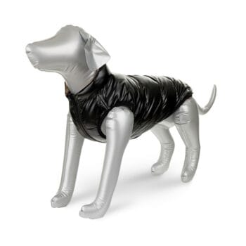 Kurtka dla psa czarno-brązowa dwustronna XS