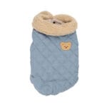 Kurtka dla psa (niebieska) pikowana S