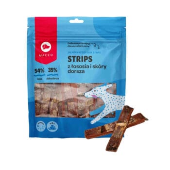 Przysmaki z łososia i dorsza dla psa