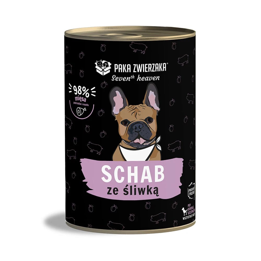 Paka Zwierzaka karma mokra schab ze śliwką 400g