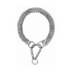 Trixie Obroża metalowa trzyrzędowa zaciskowa dla psa L/50cm