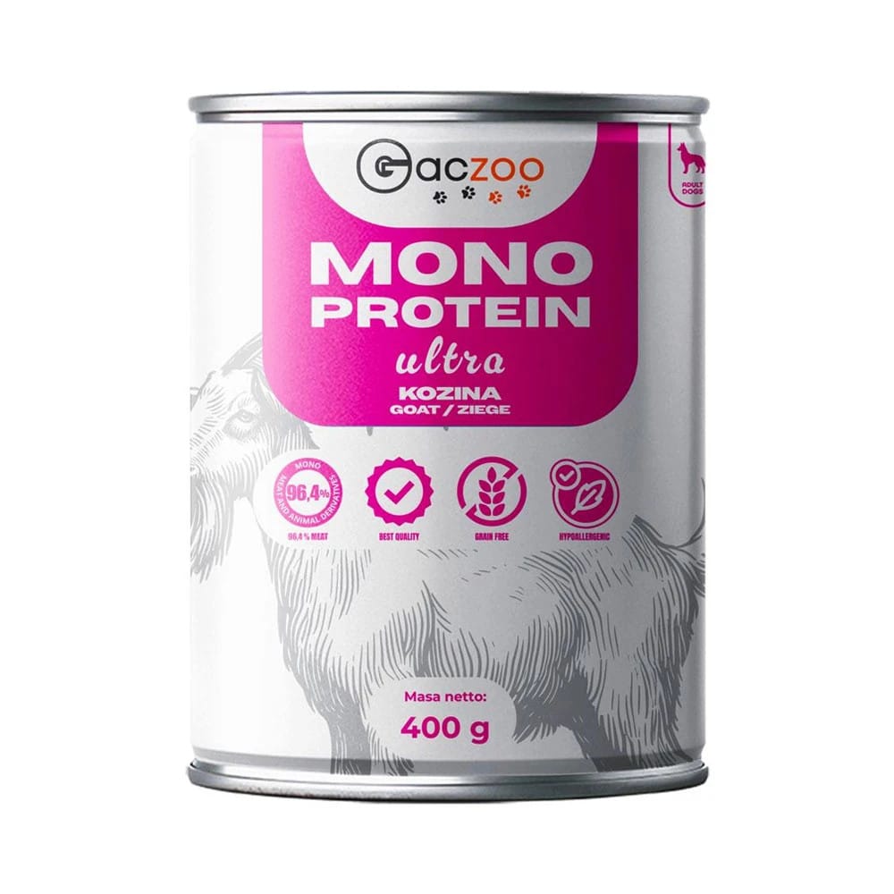 Gaczoo Monoprotein o smaku koziny dla psa 400 g