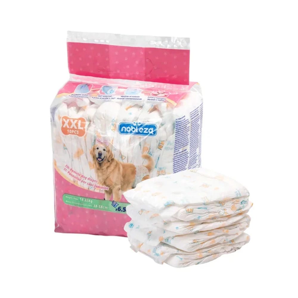 34f4fdec-e6c7-4391-b318-c80e870d2db7-main-1.jpg Nobleza | Pieluchy dla psów XXL 60x37cm | 10szt. - obrazek 1