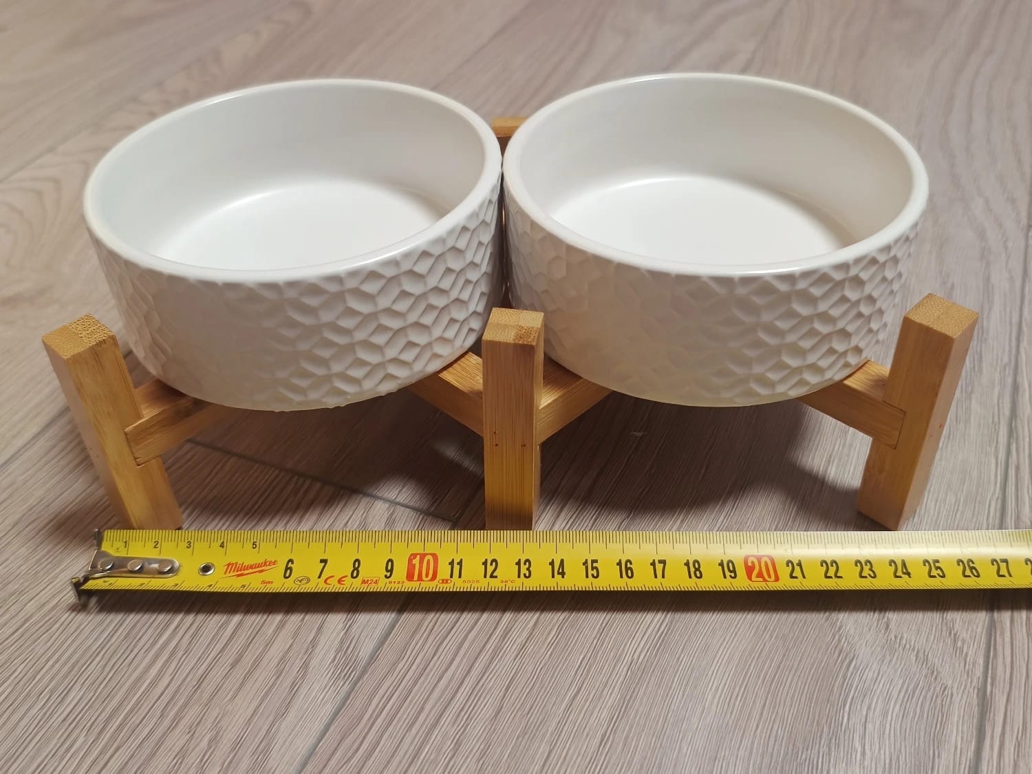 Zolux | Miska ceramiczna KERAMO DUO dla psa (biała) | 2x300ml